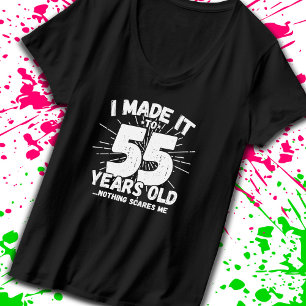 Fungerande 55:e födelsedagsofferten Sarcastic 55-å T Shirt