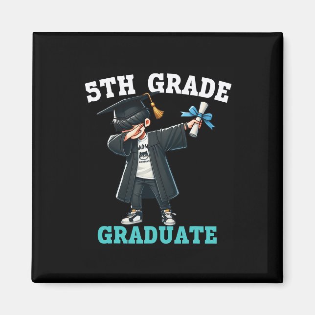 Fungerande 5:e boys Studenten Grad Dabbing Cl of K Magnet (Framsidan)