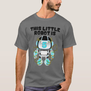Fungerande 5:e födelsedagspressen Gift Cute 5 år g T Shirt