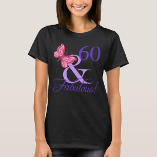 Fungerande 60-årsdag för kvinnor t shirt