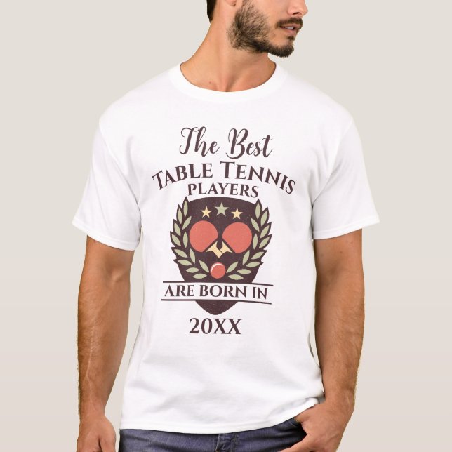 Fungerande Anpassningsbar Födelseår födelsedag i N T Shirt (Framsida)