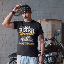 Fungerande Biker Morad Sstickande motorcykel Grand