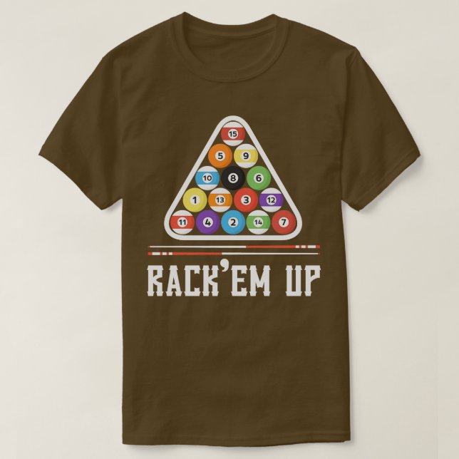 Fungerande Billiards Say Design T Shirt (Design framsida)