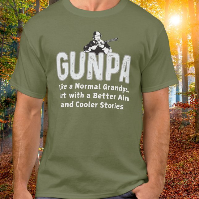 Fungerande Coola Grandpa Hunter Better Stories T Shirt (Skapare uppladdad)