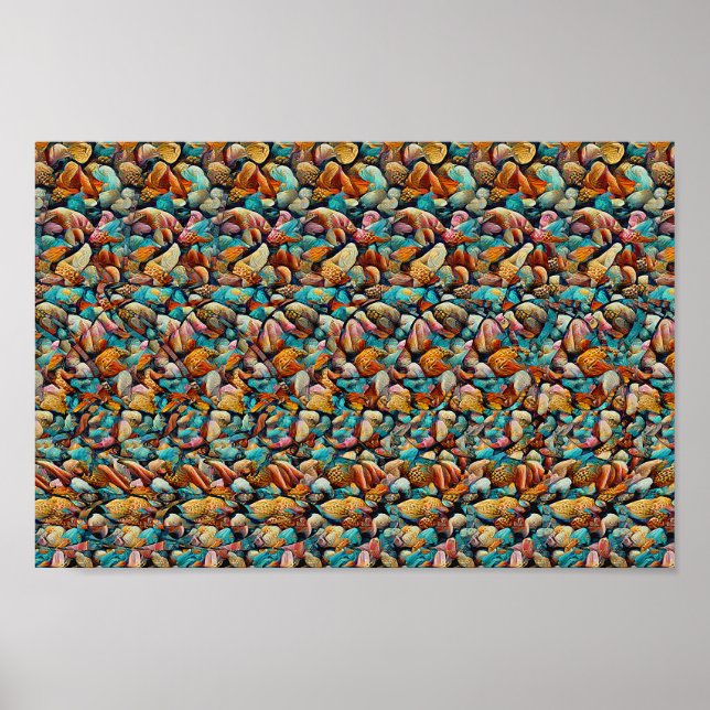 Fungerande fångst - Gömt 3D-utskrift Poster (Framsidan)