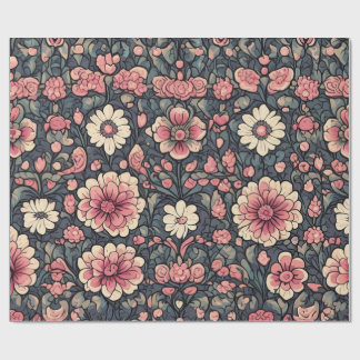 Fungerande färgade blommor Pappra Presentpapper