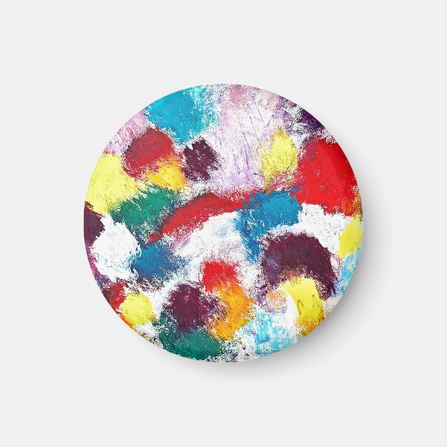 Fungerande färgfyllda Multifärgader Magnet (Framsidan)