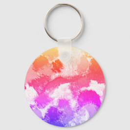 Fungerande färgfyllda Multifärgader Nyckelring