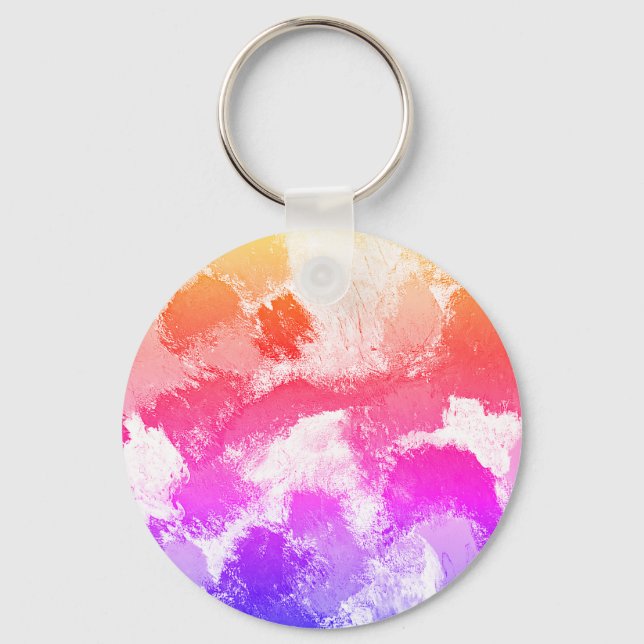 Fungerande färgfyllda Multifärgader Nyckelring (Framsida)