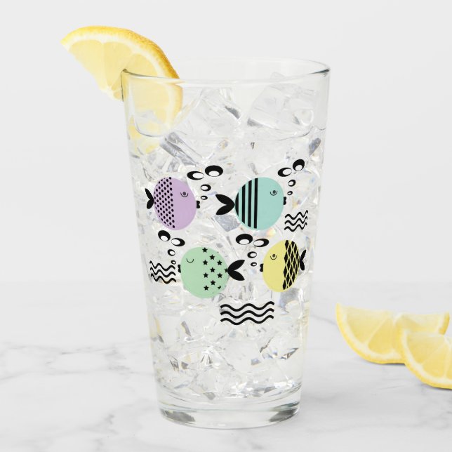 Fungerande fisk, fisk, hav, zodiakfisk, färglös, s glaskopp (Framsida Ice)