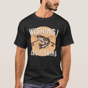 Fungerande fiske Jag fiskade fisk utomhus T Shirt