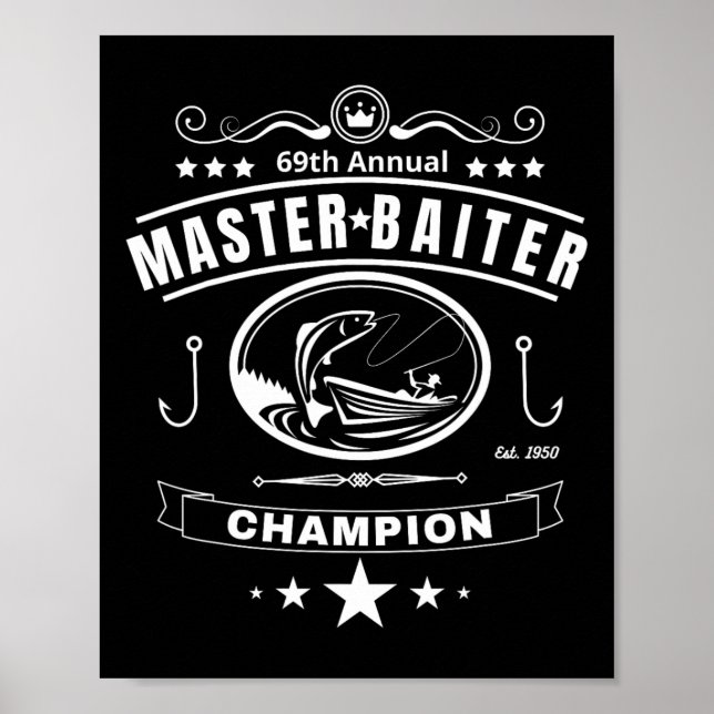 Fungerande fiskmästare Iter Champion Manar Gift Poster (Framsidan)