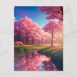 Fungerande flodens charm vykort