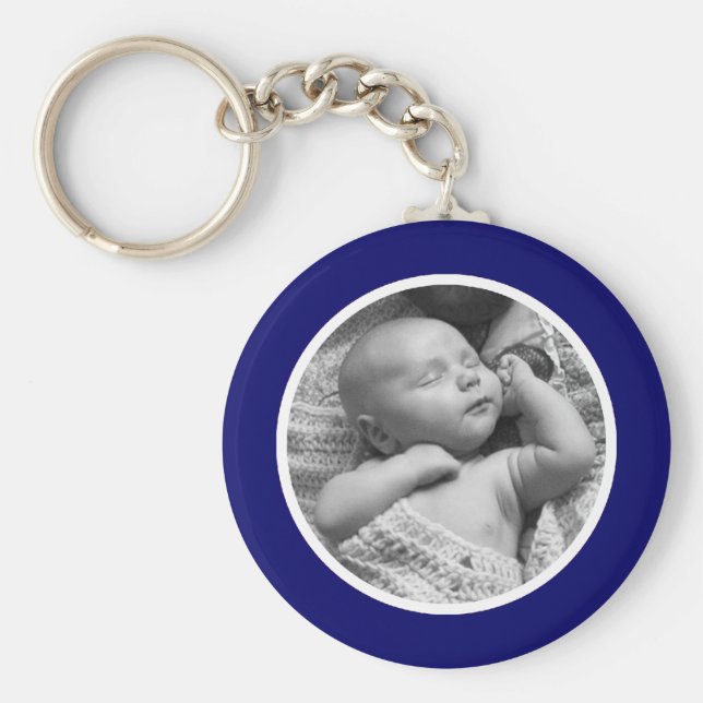 Fungerande fotonyckelkedja nyckelring (Framsidan)