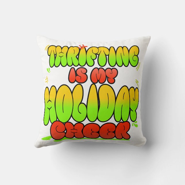 Fungerande gåva till dem som blomstrar i kärlek kudde (Baksida)