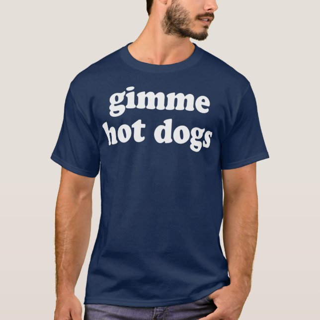 Fungerande Hett Hund Fast Food Competitive Eating T Shirt (Framsida)