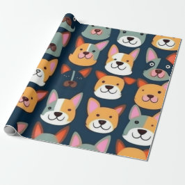 Fungerande hundar färglöst hundar pet vibes Svälla Presentpapper