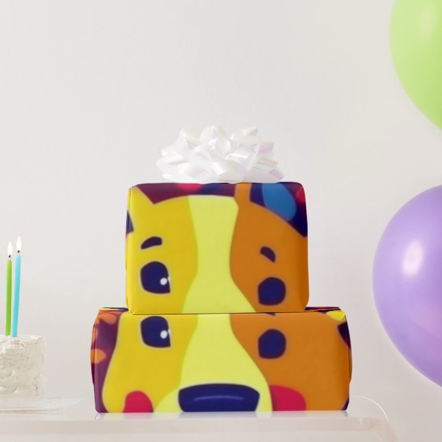 Fungerande hundar färglöst hundar pet vibes Svälla Presentpapper (Festgåvor)