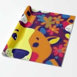 Fungerande hundar färglöst hundar pet vibes Svälla Presentpapper