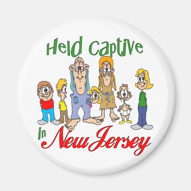 Fungerande i New jersey Magnet (Framsidan)
