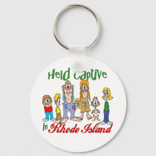 Fungerande i Rhode island Nyckelring