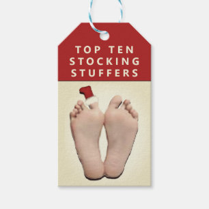Fungerande julstuffers presentetikett