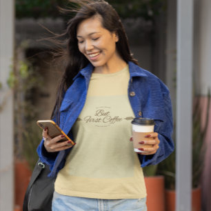 Fungerande kaffeoffert t shirt