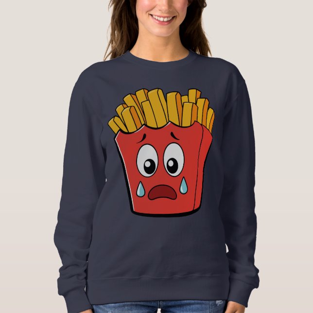 Fungerande Ledsen Fast Food T Shirt (Framsida)