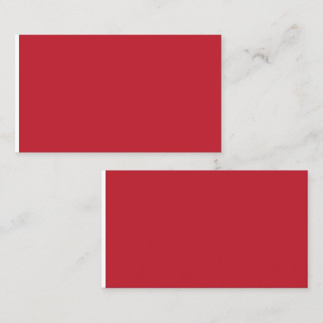 Fungerande röd bakgrund, vit Gräns-design (Fram/baksida)