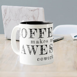 Fungerande typografi för anpassningsbar av arbetar kaffemugg