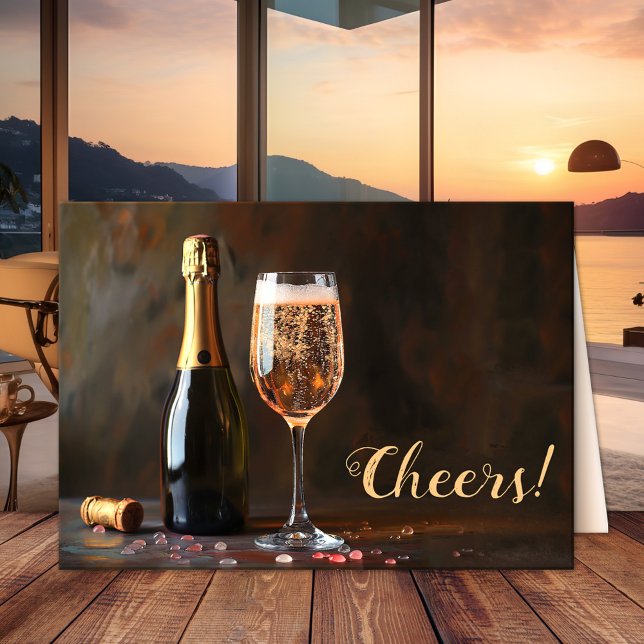 Fungerande Vin Anpassningsbar-gratulationskort för Kort (Funny Mother's Day greeting card featuring a painting with wine and your custom photo)