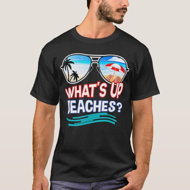 Fungerande WhUp-stränder matchar matchning av fami T Shirt (Framsida)