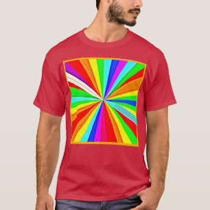 Fungerar brant Hues Colorful Mönster T Shirt