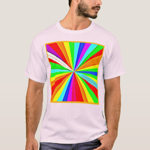 Fungerar brant Hues Colorful Mönster T Shirt