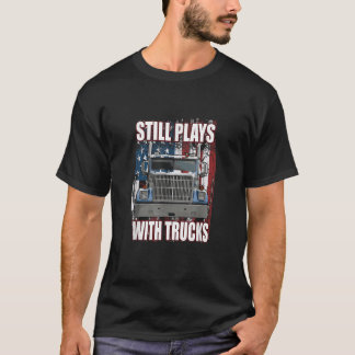 Fungerar fortfarande med drivrutin Lastbilar Truck T Shirt