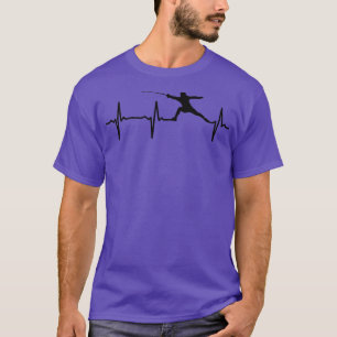 Fungerar Heartslag-matchningsspelare Fenc för spel T Shirt
