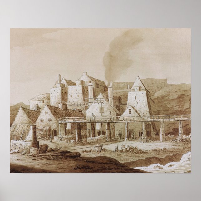 Fungerar i Blaenavon från en historisk resa i Mo Poster (Framsidan)