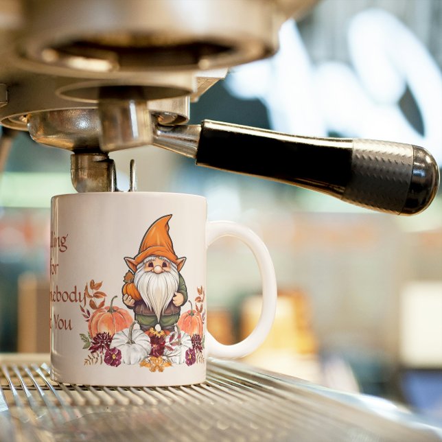 Fungerar i Gnomebody men du Mysiga hösten Gnome Mugg (Skapare uppladdad)
