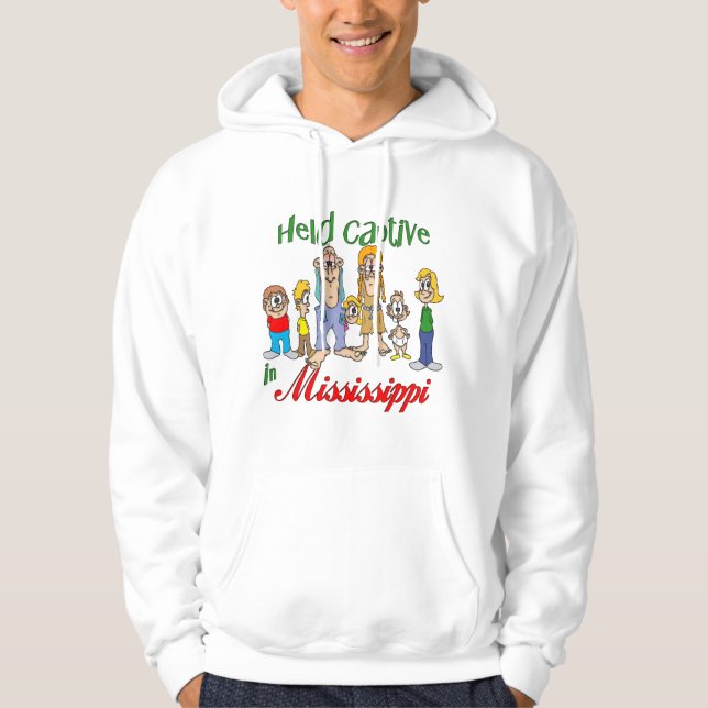 Fungerar i Mississippi Hoodie (Framsida)