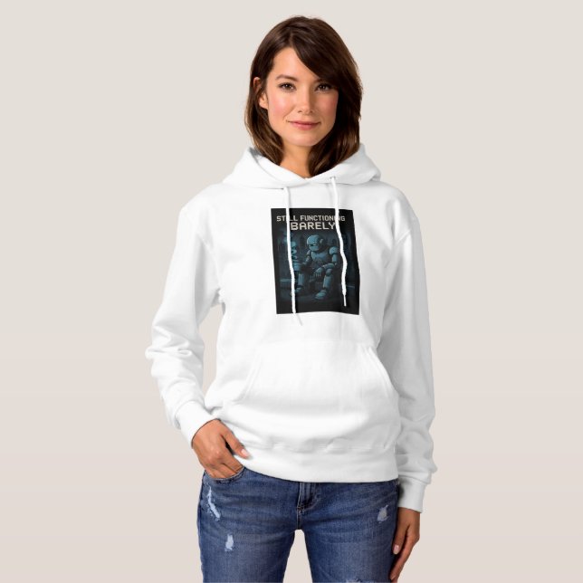 Fungerar knappt fortfarande t shirt (Hel framsida)