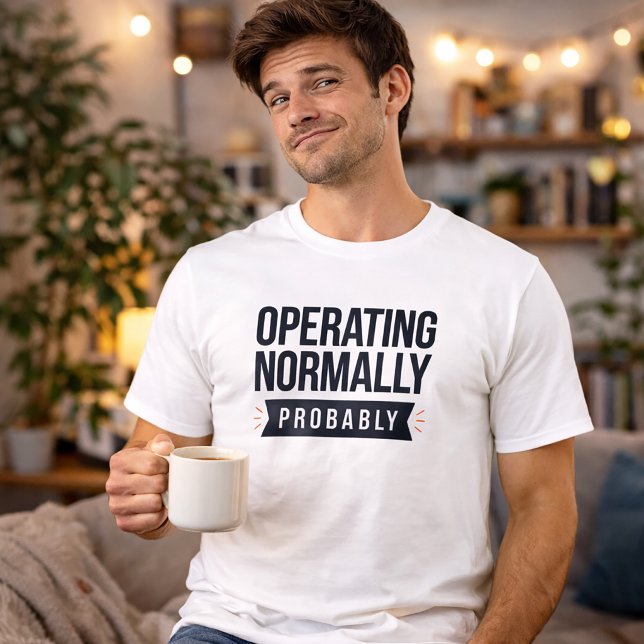 Fungerar som vanligt Förmodligen Rolig T-Shirt (Skapare uppladdad)