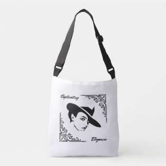 Fungerar vackra, moderna kvinnor axelväska