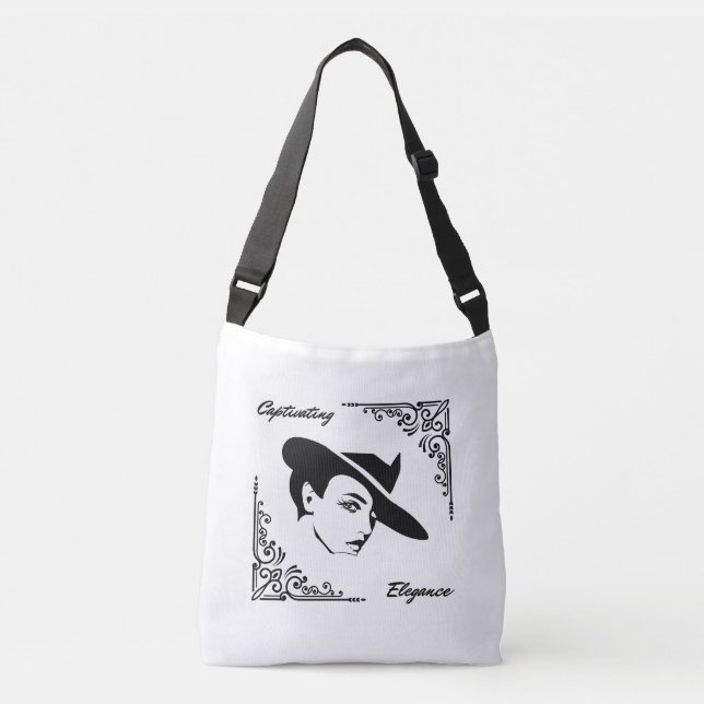 Fungerar vackra, moderna kvinnor axelväska (Framsida)