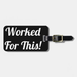 Fungerat för denna bagagemärkre bagagebricka