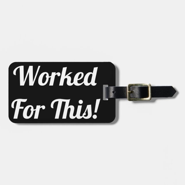 Fungerat för denna bagagemärkre bagagebricka (Horisontell Framsida)