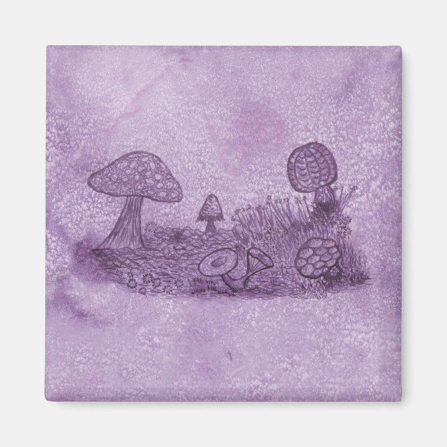 Fungi Meadow Magnet (Framsidan)
