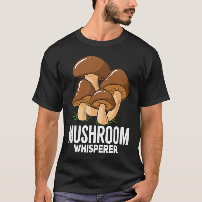 Fungi Mushroom  For Hunting Mycologist T Shirt (Framsida)