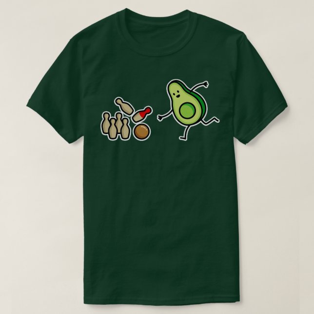 Fungny avocado Skittles Skittle-spelargåva T Shirt (Design framsida)