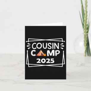 Fungny Cousin Camp 2025 Camping Crew Family Vacati Kort