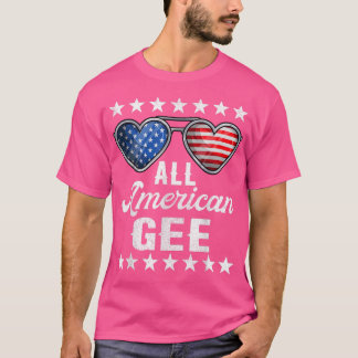 "Fungny farmor fjärde juli", alla amerikanska T Shirt